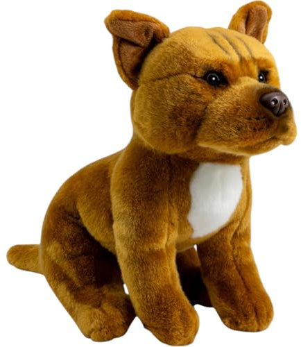 Carl Dick Stafford Bullterrier braun ca. 32cm Plüschtier, Stofftier, Kuscheltier 3610