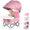 Little Bean Siège rehausseur pliable pour bébé, chaise haute de voyage pour tout-petits avec plateau amovible pour intérieur et extérieur, assise ouverte, chaise d'appoint pliante pour nourrisson