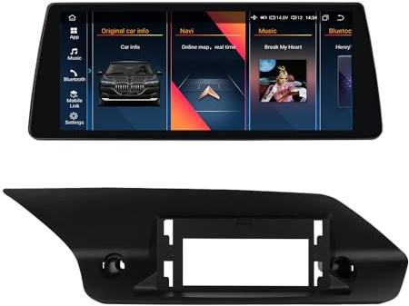 10.33 Inch Car Stereo for Mercedes Benz W212 E Class E200 E230 E260 E300 S212 (2009-2012) NTG 4.0 4+32GB 1600x7200 QLED Touch Screen with Carplay Android Car Bluetooth SWC DSP