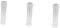 VANZACK Lot De 3 Tubes À Fumée Réutilisables En Acier Inoxydable Argenté Pour Fumoir Résistants À L'Usure Pour Usage Quotidien