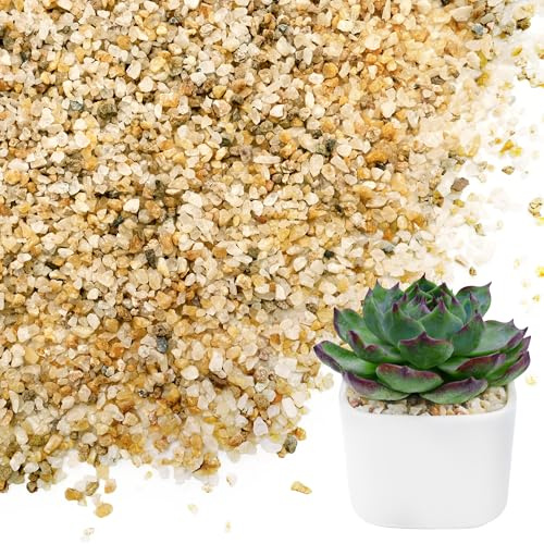 NUPICK 1-2 mm grober Sand für Pflanzen, 5,4 kg Gartensand für Sukkulenten
