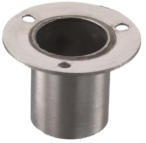 Floweringbeter Wandmontage-Flansch aus poliertem Edelstahl, sichere Befestigung von runden Rohren mit Feststellschraube (25 mm)