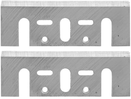 HSS Electric Planer Replacement Blade High Speed Steel Durable Sharp Cutting for Woodworking Projects 82mm 2 Pack