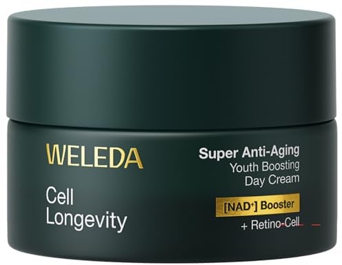 WELEDA Cell Longevity Super Anti-Aging Youth Boosting Day Cream 50ml | Gesichtspflege Tagescreme mit [NAD⁺] Booster & [Retino-Cell] gegen die 10 Zeichen der Hautalterung (Naturkosmetik, vegan)