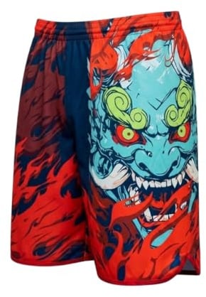 Okeo Pantaloncino Beach Volley Unisex, Pantaloncini Sportivi Uomo Donna, Tessuto Leggero e Traspirante, Asciugatura Rapida, vestibilità Comoda