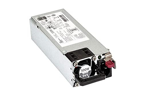 Hewlett Packard Enterprise 865408-B21 500W Gris Unidad de - Fuente de alimentación (500 W, 100-240, 50-60, 94%, Servidor, Gris)