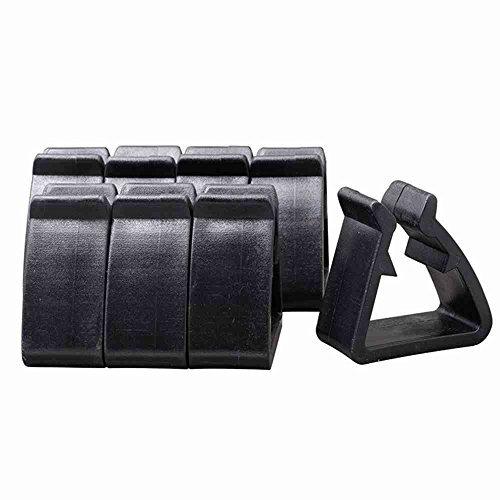 Siena Garden 8 Stück extra Starke Verbinder für Lounge Set Clips Klammern für Gartenmöbelset aus Polyrattan 54x30