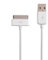 REY Cable Dock 30 Pines para iPhone 3G / 3Gs / 4 / 4s para Carga y Sincronización USB 2.0 de 1 Metro Color Blanco