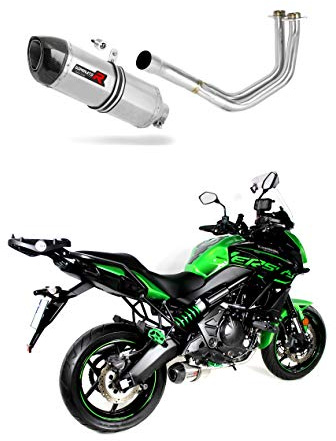 DOMINATOR Ligne complète d'échappement Collecteur Silencieux HP1 compatible avec VERSYS 650 2015-2020