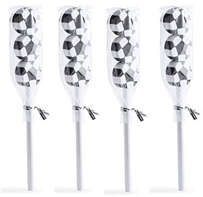 Set di 30 matite con 3 gomme per cancellare pallone da calcio. Regali per bambini per compleanni, comunione ed eventi sportivi.