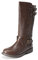 DREAM PAIRS Kids Stivali al Ginocchio Moda Equitazione con Zip Laterale per Ragazze Polacchini Comodi Stivaletti Bambina,Size 32,Marrone,LUCKID-03