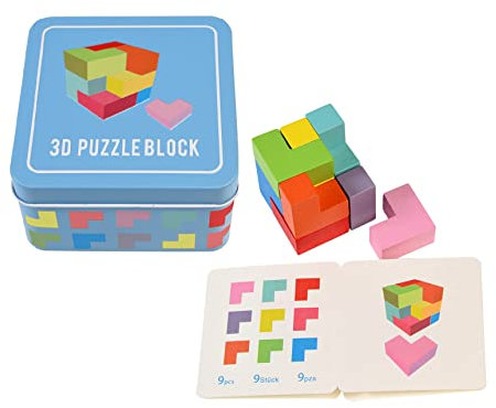 Rex London 3D-Puzzle aus Holz in einer Dose.