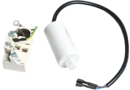 Replacement Refrigerator Starter Protector TY-QZ-108 Compressor Relay Accessories with 4.5UF Capacitor Spare Part for Hai-er
