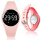 HUYVMAY Fitness Tracker Pedometer Watch No App No Mobile Phone 20-Day Battery Life Rechargeable Watch Waterproof Fitness Watch with Calorie Calculator Timer 3 Alarm Clocks Sports Watch for Women and
