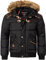 Geographical Norway Herren Winterjacke Belphegore Black -M - mit UD Beanie
