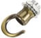sourcing map Alloy Ceiling Hook Fixtures Accessories 22mmx28mm for Chandelier Ceiling Pendant Light Plate, Bronze