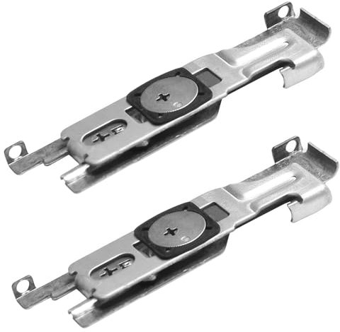 Evotrade Coppia Ganci Traser 7 Regolabili - Attaccaglia per Fissaggio Mobili Pensili, a Scomparsa nel Fianco