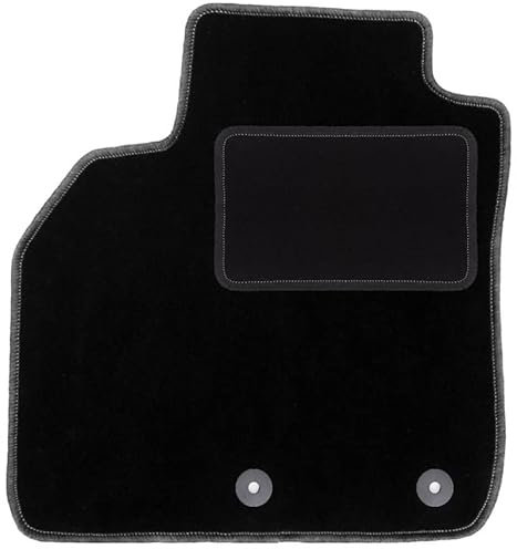 Wielganizator Automatte – Passend für Renault Grand Scenic III 7 Personen 2009-2015 – Velours – Autozubehör - Praktische Fußmatte Auto – 1-teilig - schwarz