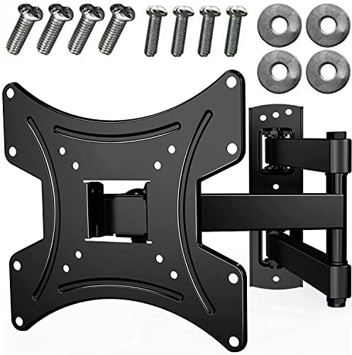 SamTek Swivel Tilt TV Wall Mount Bracket 10-42 inch, Full Motion Articulating Arm, 30KG Load Capacity, VESA 75x75mm - 200x200mm, LCD LED Plasma Flat Curved Screen