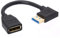 8K 90 Grad Winkel Displayport 1.4 Verlängerungskabel, Displayport Stecker auf Buchse, Displayport Kabel Kabel Kabel für HP Dell Asus 8K @ 60Hz 4K @ 144Hz 1080p @ 240HZ 15cm (unten) (Left)