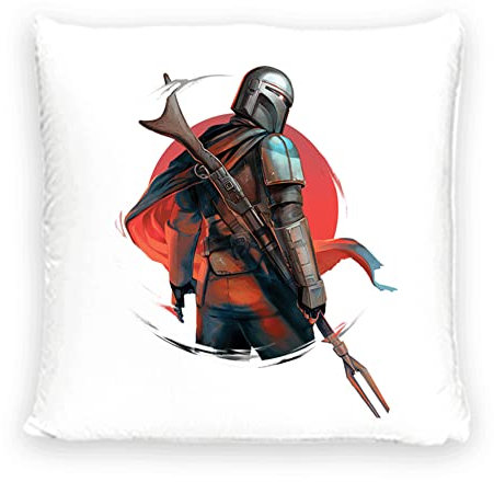 Disney Home Star Wars & Stormtrooper - Dekokissen mit Füllung und Reißverschluss - 40x40 cm - Wurfkissen mit Füllung, tolles Deko-Kissen für Sofa, Wohnzimmer und Schlafzimmer - weiches Kuschelkissen