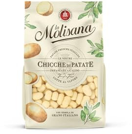 La Molisana, Chicche di Patate Fresche con Semola di Grano Italiano - Impastate a Caldo e Cotte al Vapore - Confezione da 500 g