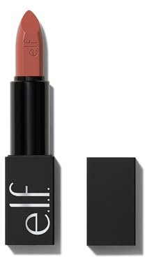 e.l.f. O Face Satin Lipstick, Reichhaltig Pigmentierter, Pflegender & Langanhaltender Cremiger Lippenstift, Mit Jojoba, Vegan & Tierversuchsfrei, Standing Ovation, 3,8 g