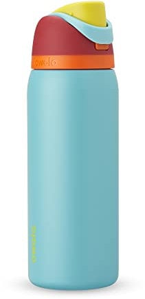 Owala FreeSip Isolierte Edelstahl Trinkflasche mit Strohhalm, 945 ml – BPA-frei, optimal für Sport, Fitness, Outdoor und Reisen, Summer Sweetness