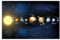 Universum Poster Sonnensystem Leinwand Poster Wandkunst Dekor Druck Bild Gemälde für Wohnzimmer Schlafzimmer Dekoration ungerahmt 60 x 90 cm