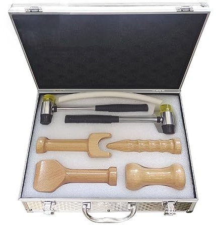 NICHOY Hammermassage TOK Sen Set, Akupunkturpunkt -Therapie -Massage -Werkzeug, geeignet für die Fehlausrichtung für Schulter- und Hals -Lendenwirbelsäule(7pcs)