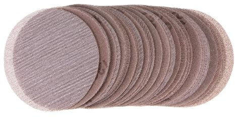 sourcing map 35pcs Mesh Sanding Discs 5 Inch Hook and Loop Sanding Net 120 Grits Dust Free Abrasive Pads for Car Wood Drywall Metal Polishing & Grinding