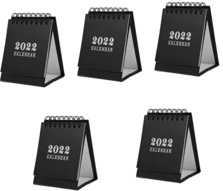 EXCEART 5stücke Tischkalender Stilvoller Schreibtischplaner Mit Einfacher Struktur Stabil Für Büro Und Zuhause Mit Hochwertigem