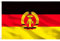 Kaiheok Flagge 3x5Ft/90x150cm Ostdeutsch flagge Polyester mit zwei Metallösen - Canvas-Header und Doppelnähte - perfekt für Fliegen im Schwach wind bereich.
