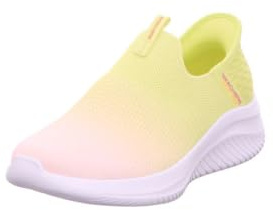 Skechers Slip-Ins Ultra Flex 3.0 - Beauty Blend 150183-YLPK, Women Sneakers,Sports Shoes, Yellow, 38 EU