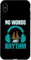 Hülle für iPhone XS Max No Words Just Rhythm Silent Disco Kopfhörer