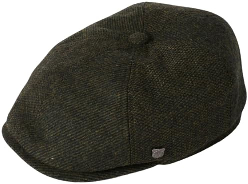 Failsworth Hudson Mix Bakerboy Cap in Loden, Size: Small (55cm)