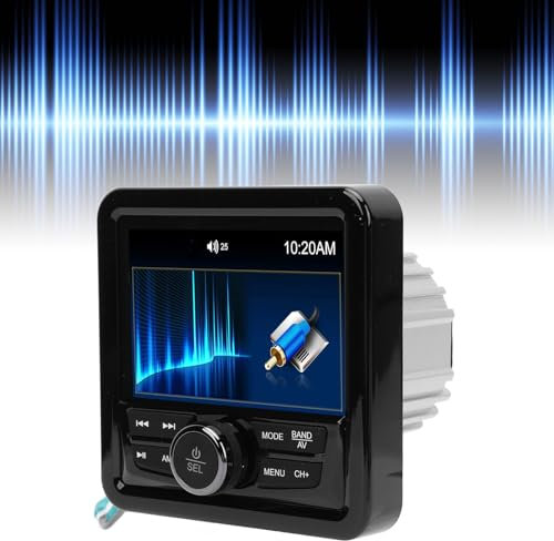 Marine-Stereo-Audio, Messgerät-Empfänger, 4-Zoll-Display, Integrierter Verstärker, Audiosysteme, Marine-Messgerät-Empfänger, Bluetooth-MP5-Player, Marine-Boot-