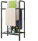 VERFARM 3 Tier Freestanding Towel Rack, Anti-rust Coating Metal Towel Rail Towel Holder with Storage Shelf, Bathroom Accessories Organizer for Bath Storage & Hand Towels, Washcloths, Black