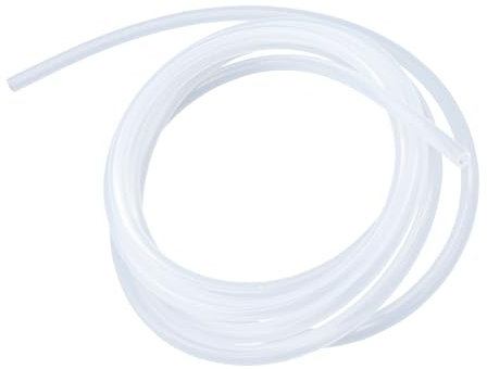 LAVMHAB Tuyau en silicone transparent de qualité alimentaire - Taille : 5 mm x 8 mm - Longueur : 4 m - Épaisseur : 1,5 mm - Tuyau flexible en caoutchouc pour tuyaux d'air et d'eau