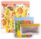 Reusable Silicone Food Storage Freezer Bags - Eco-Friendly, BPA-Free, Sealable, Patterned, Durable PEVA - 12 Pack (4 Small, 4 Medium, 4 Large) for Fridge, Freezer, Vegetable & Food Storage (12)