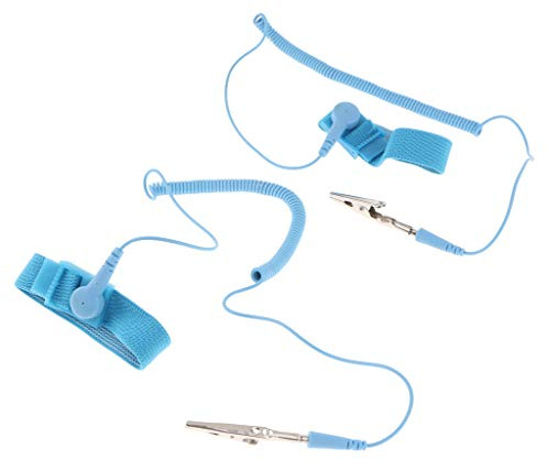 2 antistatisches Armband ESD-Erdungs-Handschlaufe verhindert statische Aufladung