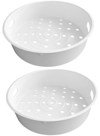 LAPYAPPE 2stücke Kunststoff Dampfgarer Dampfkorb Für Küche Reiskocher Dampfgestell Gemüsedampfkorb Reisdampfkorb Dampfschale Kochgeschirr