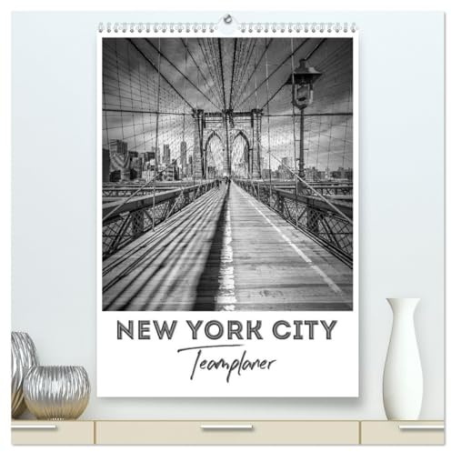 NEW YORK CITY Teamplaner (hochwertiger Premium Wandkalender 2026 DIN A2 hoch), Kunstdruck in Hochglanz: Für Terminierungen im Büro oder Daheim (CALVENDO Orte)