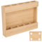 usefulbeauty Porte-Pailles De Rangement, Organisateur Adhésif En Bois Pour Ustensiles, Distributeur De Pailles En Bois Pour Cuisine Maison Restaurant Café