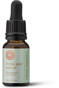 Eliksir Maroka Olio di nocciolo di fico, 15 ml, siero concentrato anti-età, spremuto a freddo, alta vitamina E • Viso, collo, collo