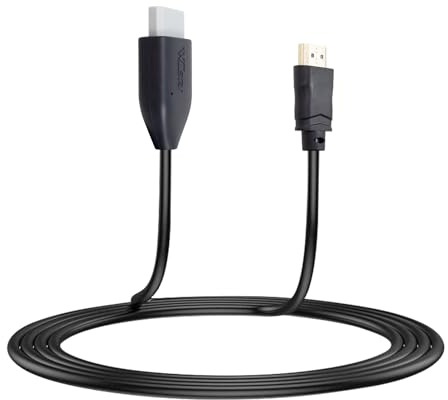 Cavo adattatore convertitore da Wii a HDMI con indicatore blu, immagine Ypbpr/Component e bypass (migliore di qualità video AV), cavo HDTV per Wii a HDMI TV/monitor (1,5 m)