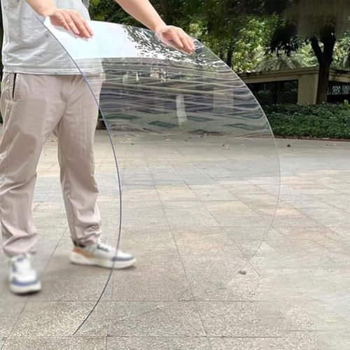 1 mm dicke Polycarbonatplatte, schlagfeste Dacheindeckung für Gewächshäuser, leicht zu schneiden, UV-Schutz, langlebige Überdachung, wetterfeste Kunststoffplatte