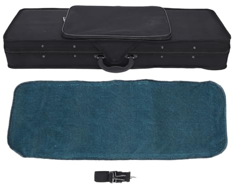 Leichter Geigen-Rucksack-Box mit Hartschale, Stoßdämpfender Schaumstoff, | Hochdichter Schaumstoff und Samtfutter, verstellbarer Schultergurt mit Bogenhaltern, vielseitig für klassische und