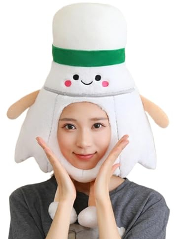 TIrievza Chapeau Déguisement Plumeau | Accessoire Moelleux Thème Sportif Amusant,Couvre-chef Déguisement Volant Drôle - Pour Femme Anniversaire Théâtre Scène Fête Activité Scolaire