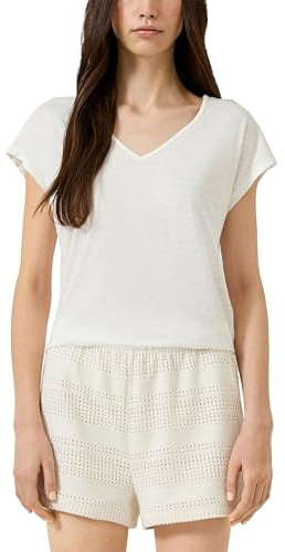 QS T-Shirt mit Spitzendetail